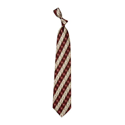 Inspirational Necktie - Gradient Pattern Cross